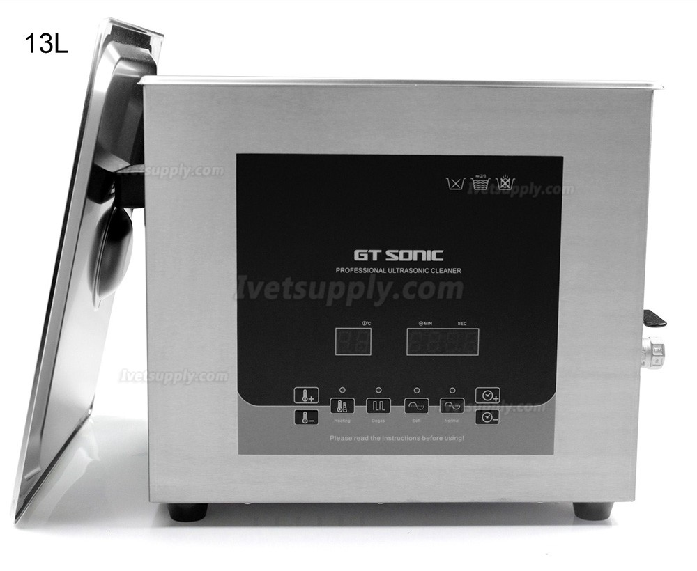 GT SONIC D-Series 2-27L 100-500W Digital Ultrasonic Cleaner with Hot Water Cleaning