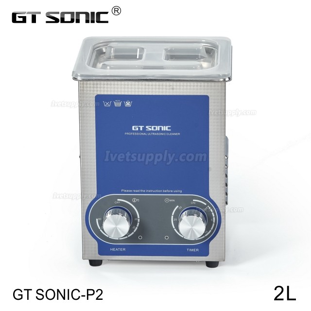 GT SONIC P-Series 2-27L 100-500W Power Adjustment Ultrasonic cleaner with Heating Function GT SONIC P-Series 2-27L 100-500W Power Adjustment Ultrasonic cleaner with Heating Function