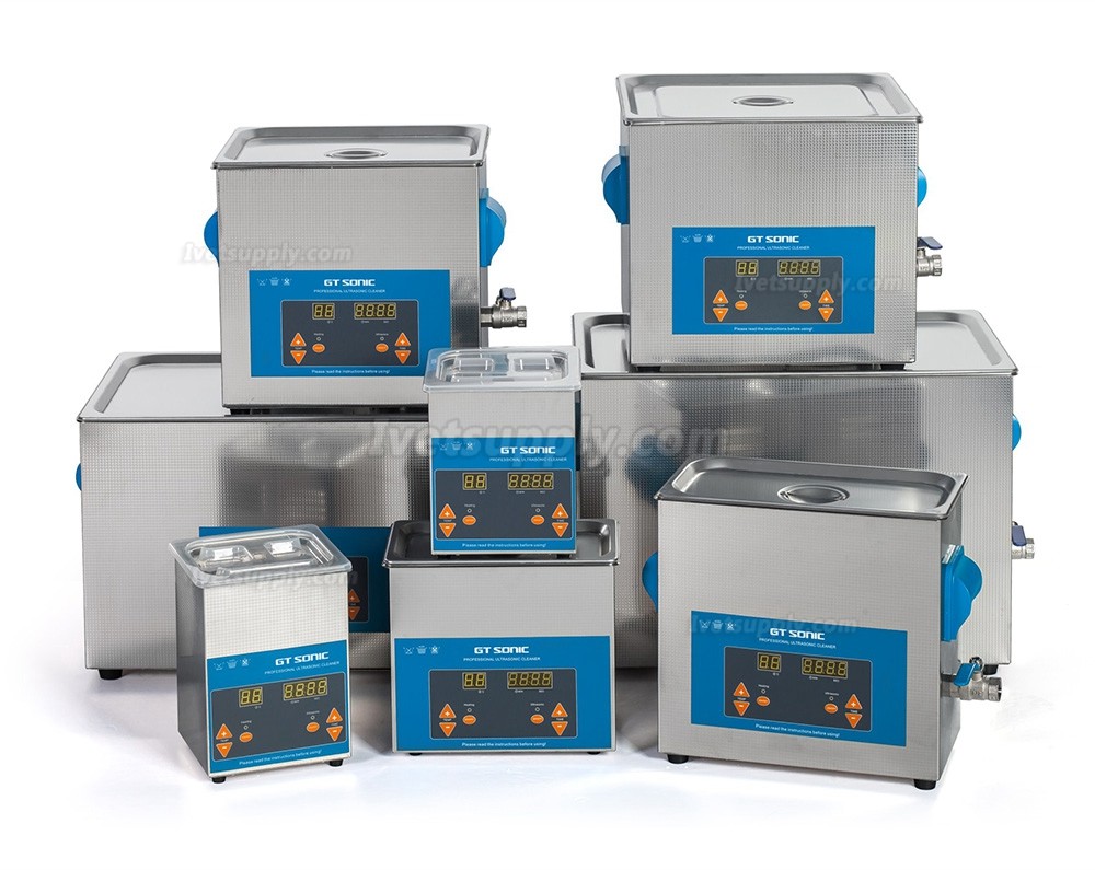GT SONIC QTD-Series 2-27L 100-500W Digital Ultrasonic Cleaner with Heating Function GT SONIC QTD-Series 2-27L 100-500W Digital Ultrasonic Cleaner with Heating Function