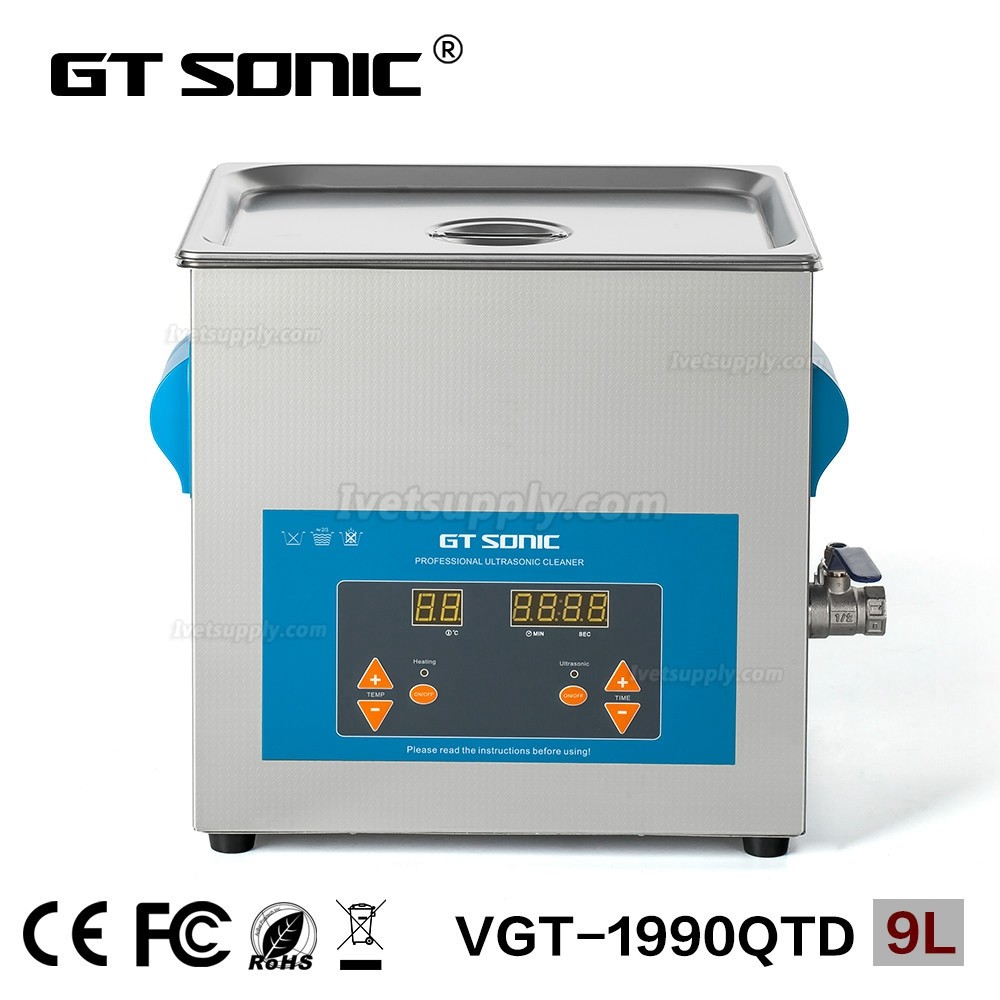 GT SONIC QTD-Series 2-27L 100-500W Digital Ultrasonic Cleaner with Heating Function GT SONIC QTD-Series 2-27L 100-500W Digital Ultrasonic Cleaner with Heating Function