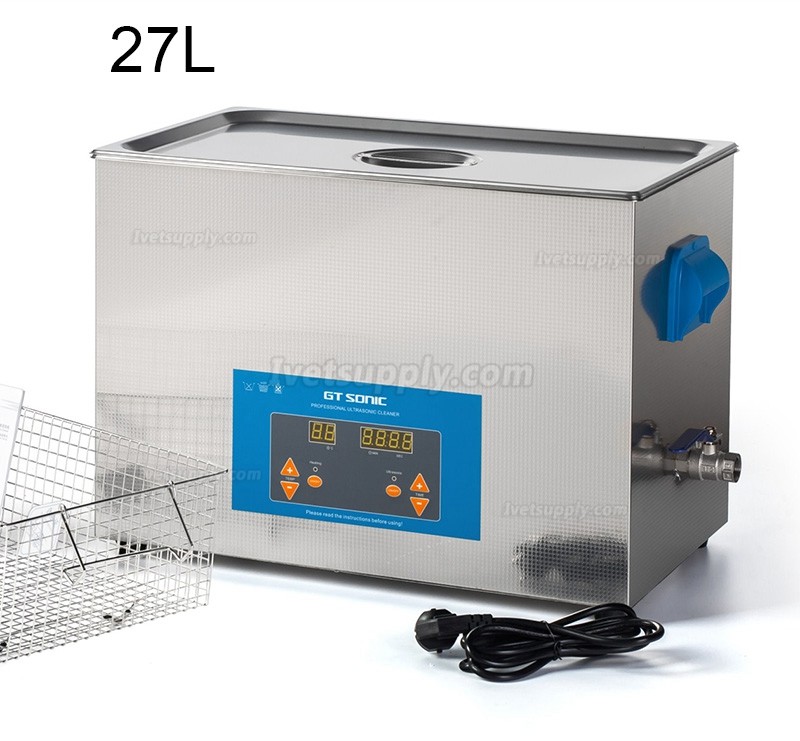 GT SONIC QTD-Series 2-27L 100-500W Digital Ultrasonic Cleaner with Heating Function GT SONIC QTD-Series 2-27L 100-500W Digital Ultrasonic Cleaner with Heating Function