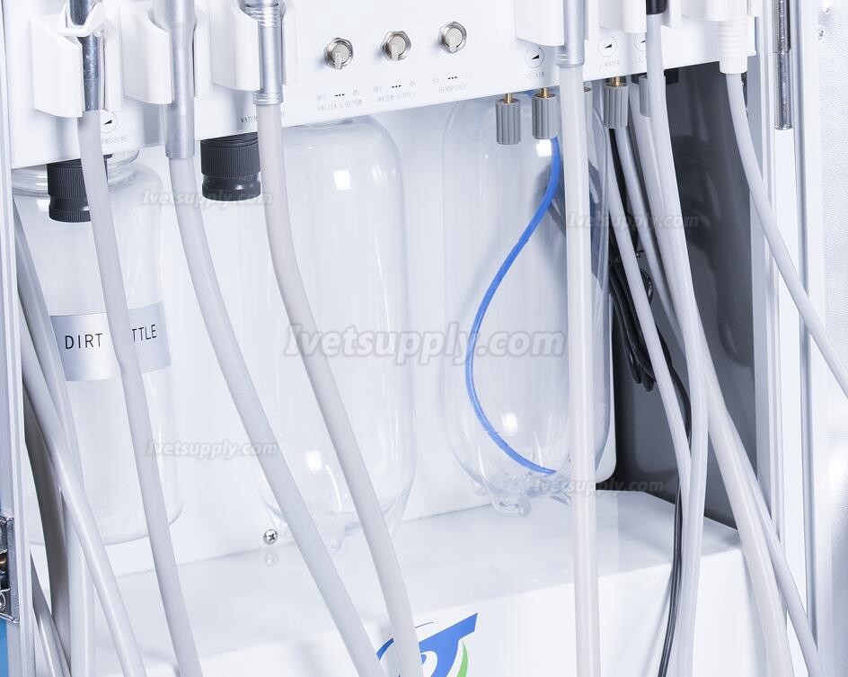 Greeloy® GU-P206 Portable Veterinary Dental Unit (with  air compressor ,curing light and ultrasonic scaler)