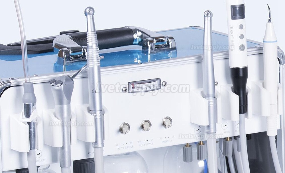 Greeloy® GU-P206 Portable Veterinary Dental Unit (with  air compressor ,curing light and ultrasonic scaler)