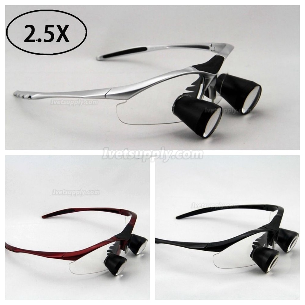 2.5X Veterinary Loupe Binocular Medical Surgical Magnifying Glass TTL series