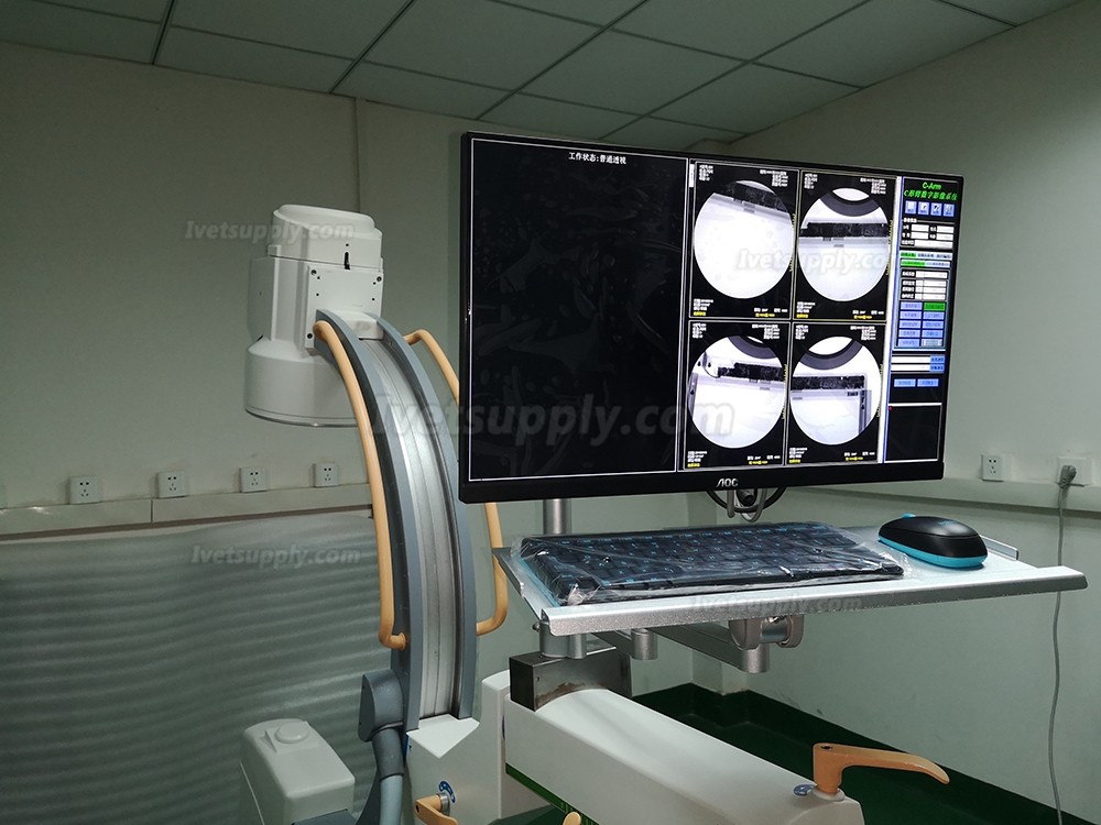 Veterinary Medical Equipment HCX-20C Vet High Frequency Mobile Digital Radiology C-arm X-ray System machine