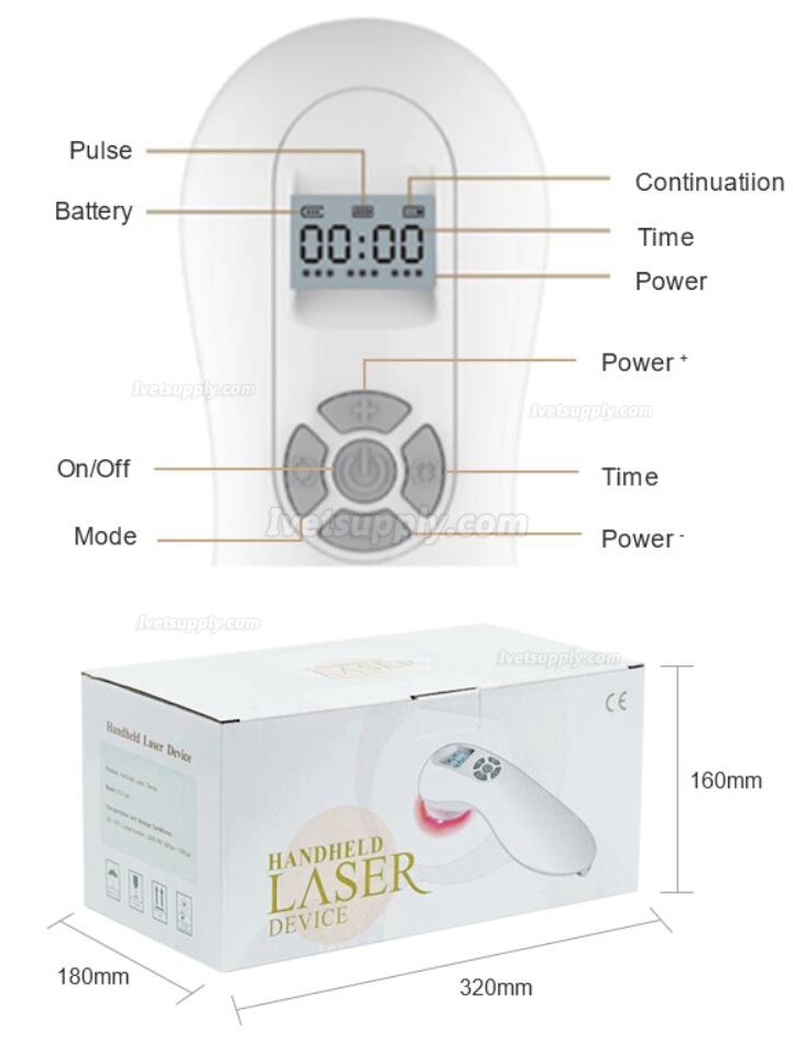 Veterinary Laser Class 3B Therapy Equipment For Pain Relief