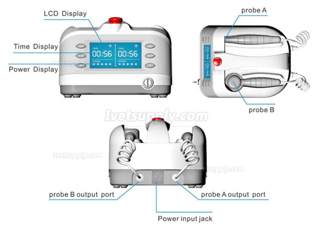 Veterinary Cold Laser HY30-D For Pain Relief Treatment Veterinary Cold Laser HY30-D For Pain Relief Treatment
