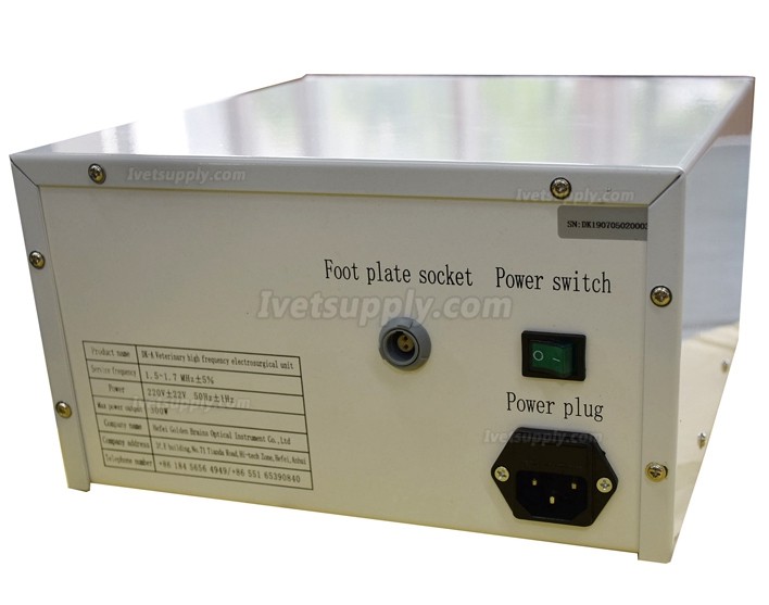 JNR DK-A Veterinary Electrosurgery Unit High Frequency Surgical Generator JNR DK-A Veterinary Electrosurgery Unit High Frequency Surgical Generator