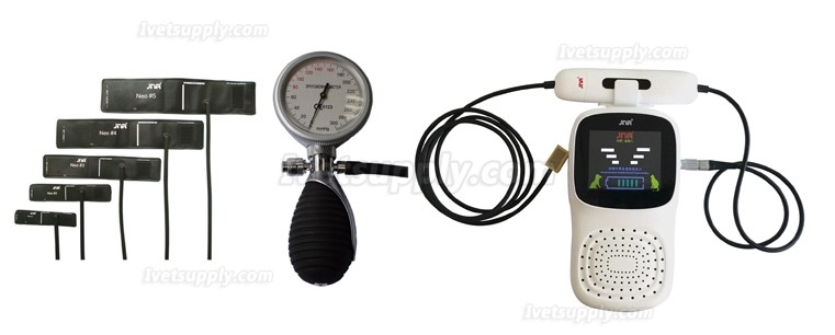 JNR DS-200 Veterinary Doppler Blood Pressure Meter Kit Animal Doppler Sphygmomanometer