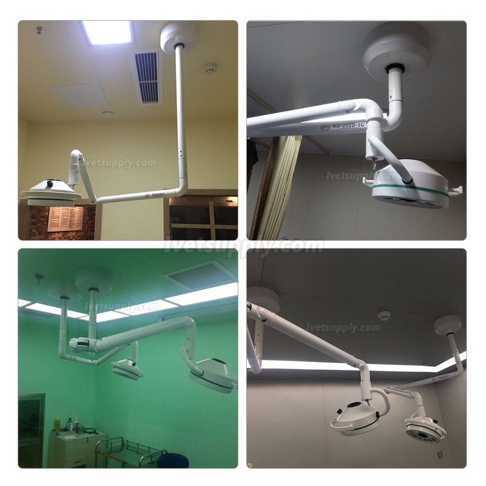 KWS KD-2012D-3C 36W LED Veterinary Surgical Lighting CE Ceiling Mounted