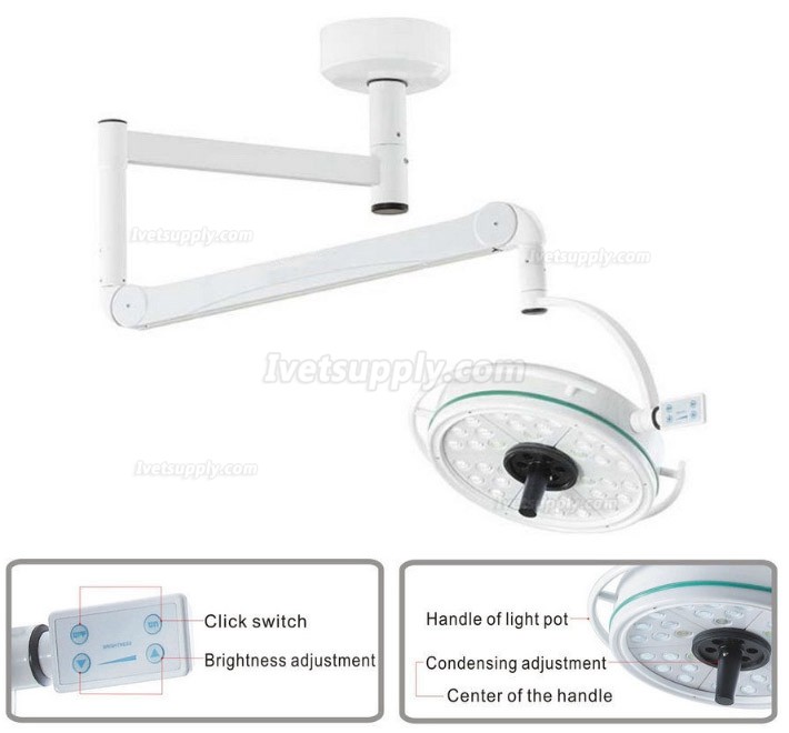 KWS KD-2036D-2 108W Ceiling LED Veterinary Shadowless Light KWS KD-2036D-2 108W Ceiling LED Veterinary Shadowless Light
