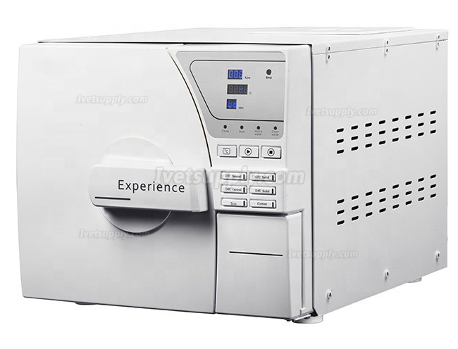 Veterinary 8-23L Mini Autoclave Sterilizer Vacuum Steam With Printer
