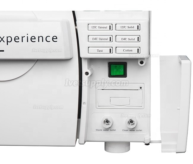 Veterinary 8-23L Mini Autoclave Sterilizer Vacuum Steam With Printer