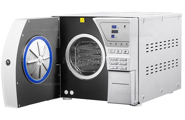 Veterinary 8-23L Mini Autoclave Sterilizer Vacuum Steam With Printer