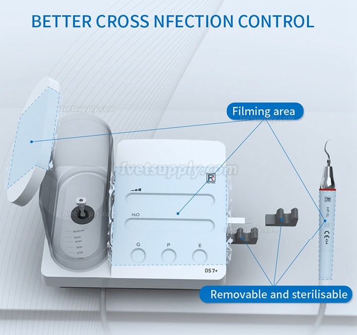 Refine MaxPiezo7/DS7 Veterinary Ultrasonic Dental Scaler Root Canal irrigation Scaler Refine MaxPiezo7/DS7 Veterinary Ultrasonic Dental Scaler Root Canal irrigation Scaler