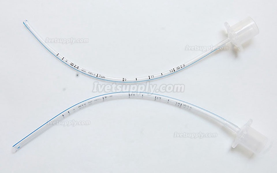 5pcs 6.5-10.5mm Veterinary Endotracheal Tube Reinforced Airway Dog Endotracheal Intubation