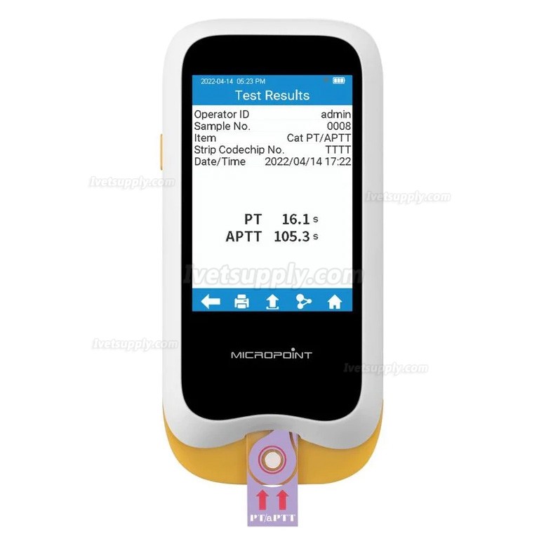 Micropoint qLabs® QV-3 Plus Veterinary Blood Coagulation Analyzer