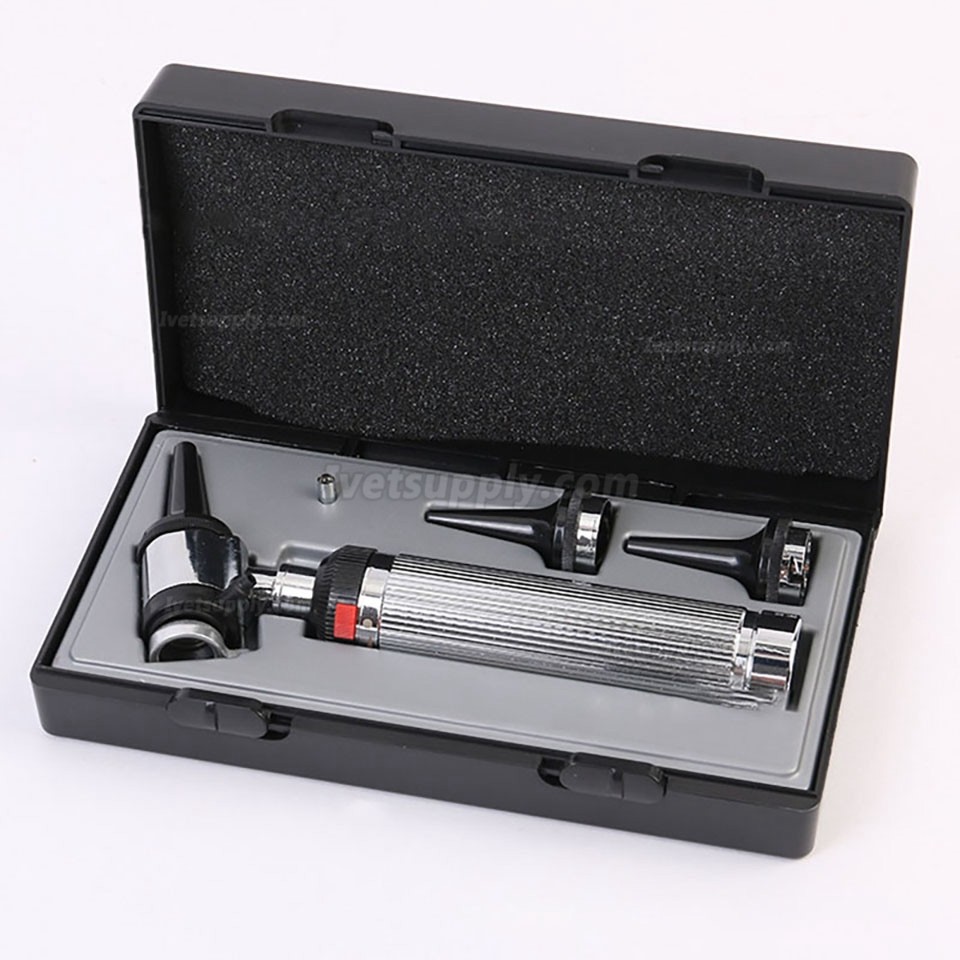 Portable Veterinary Multifunction Otoscope Halogen Lamp Animal Pet Ear Examination Tool