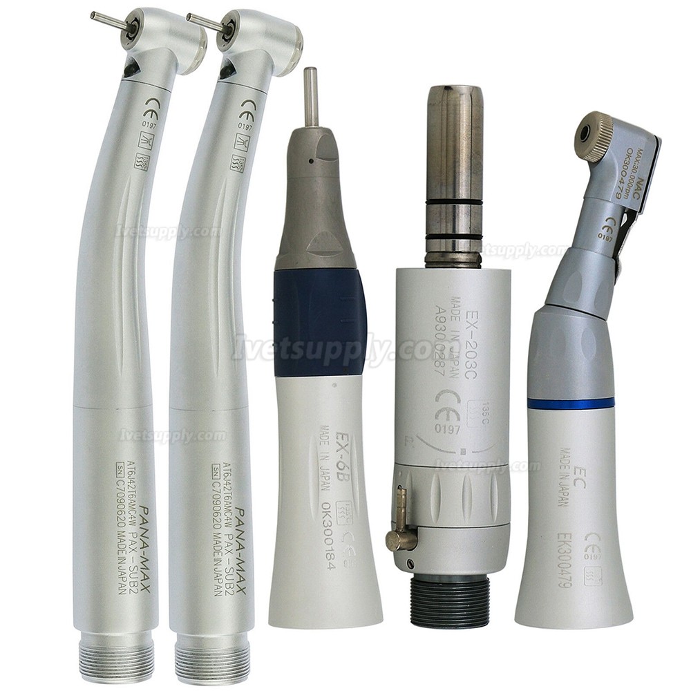 Veterinary Dental Led High Speed Handpiece PANA-MAX Low Speed Kit EX-203C 2/4 Hole Veterinary Dental Led High Speed Handpiece PANA-MAX Low Speed Kit EX-203C 2/4 Hole