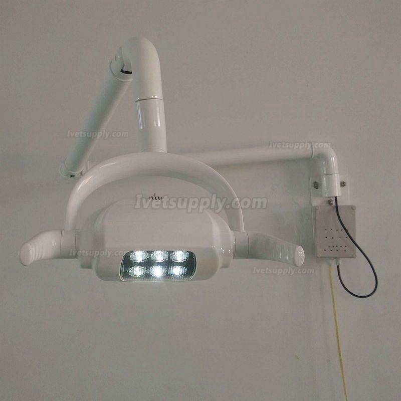 Veterinary Wall-mounted 6 LED Surgical Lamp Operating Shadowless Lamp