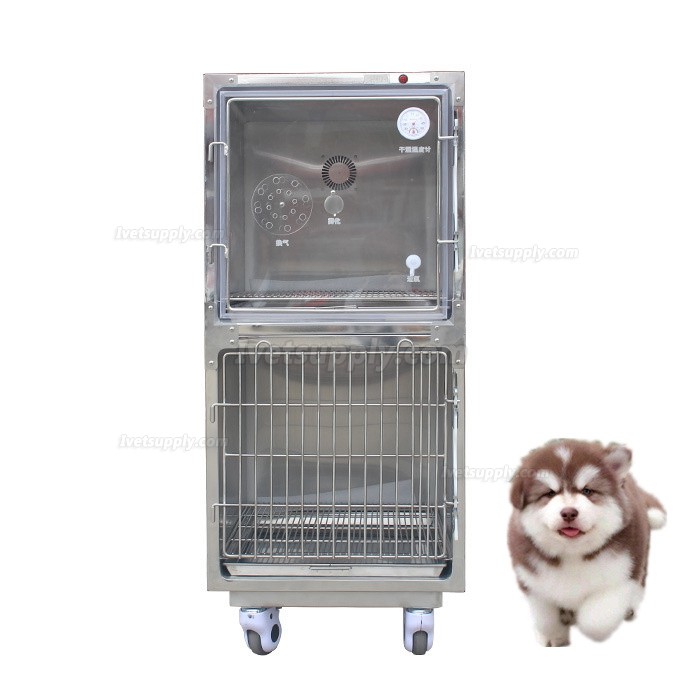 Veterinary Professional Oxygen Cages Stainless Steel oxygen chamber animal cage dog cage