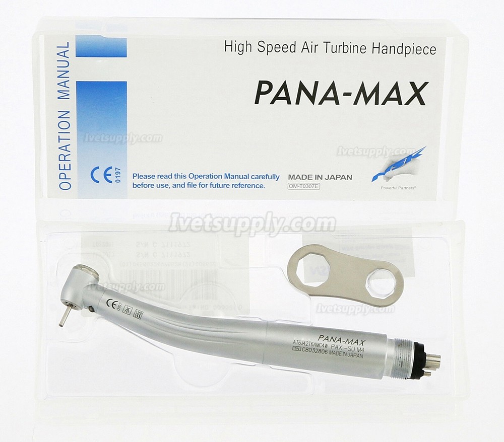 Veterinary Dental LED Turbine Handpiece Pana-Max 2/4 Holes Veterinary Dental LED Turbine Handpiece Pana-Max 2/4 Holes
