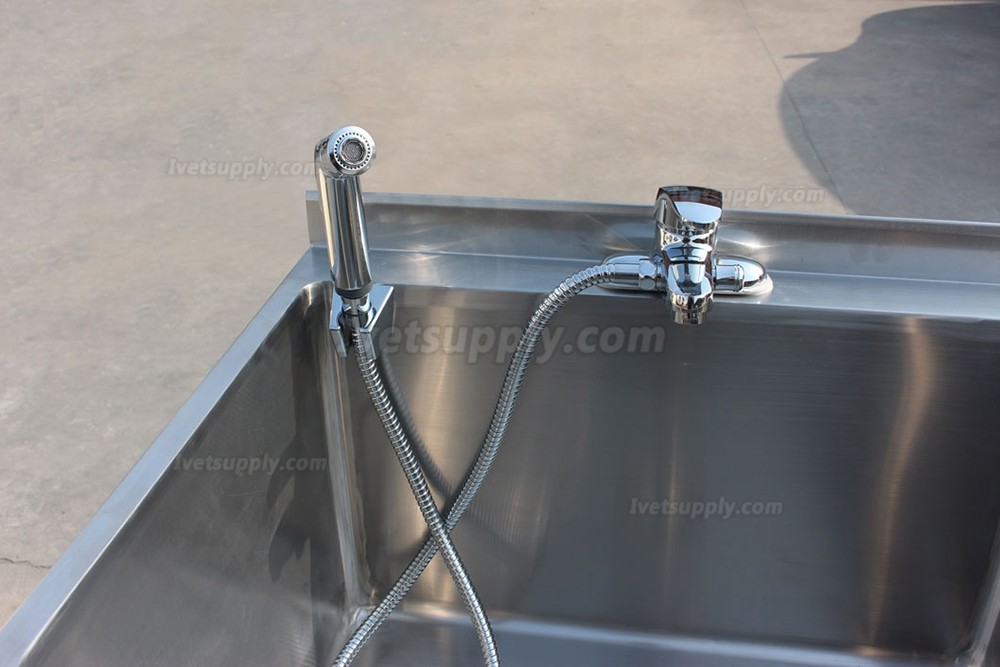 Veterinary Dog  Cat Swimming Stainless Steel Pet Bath