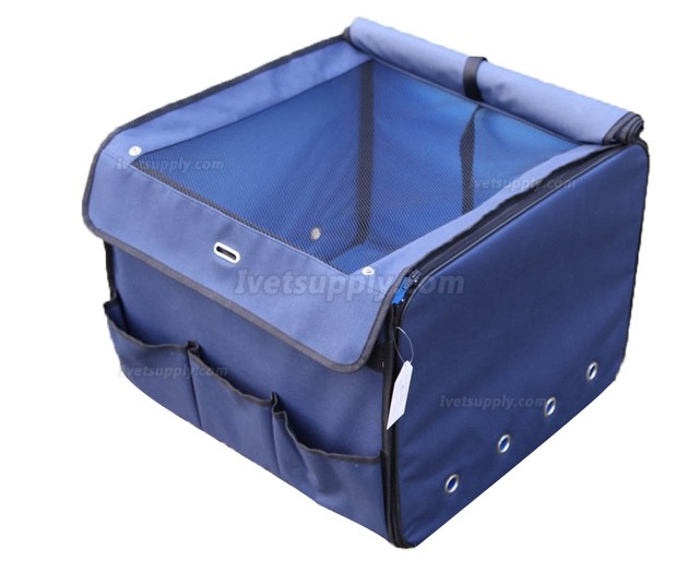 Outdoor Pet Carrier Bag Dog Cat Folding Travel Suitcase