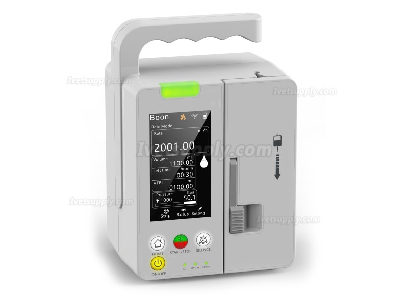 Veterinary Touch Screen Portable Digital Infusion Pump WT2000 for Animal Clinic