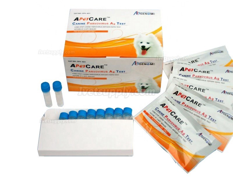 ABGENOME Veterinary One Step Rapid Canine Adenovirus CAV Ag Test Kit