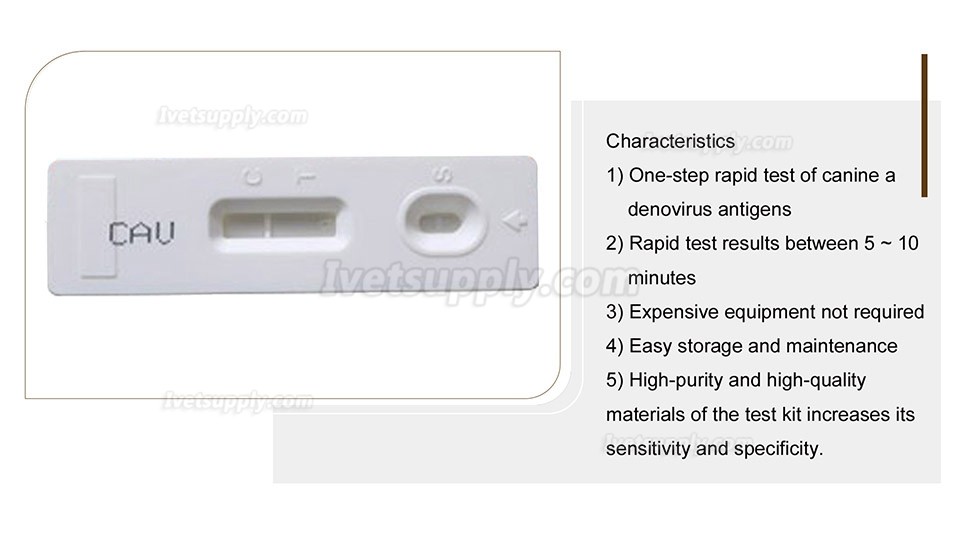 ABGENOME Veterinary Canine Adenovirus CAV Ag Test Kit