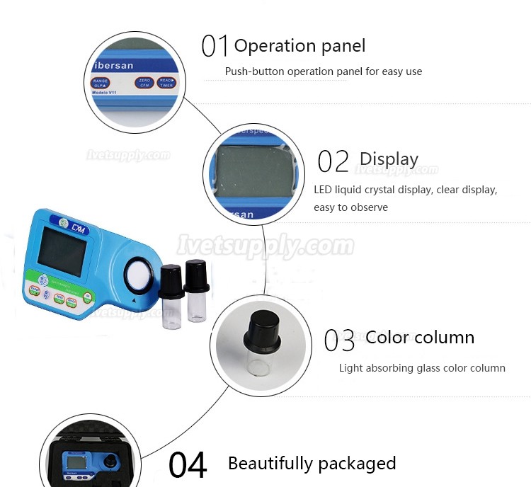 Veterinary Animal Sperm Analyzer Pig Dog Cattle Semen Sperm Density Meter Artificial Insemination Analytical Detector