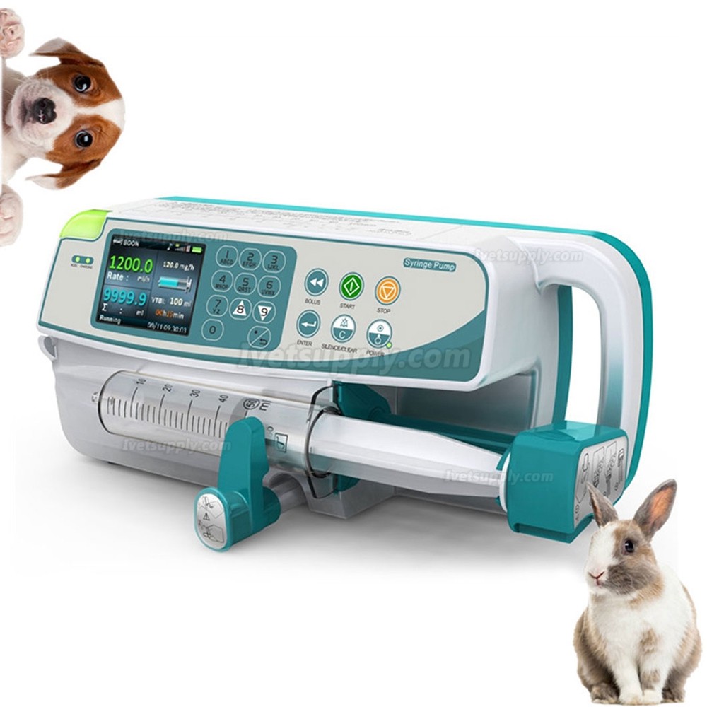 Veterinary Syringe Pump Single Channel Four Mode Animal Pet Automatic Injection TK-400VET