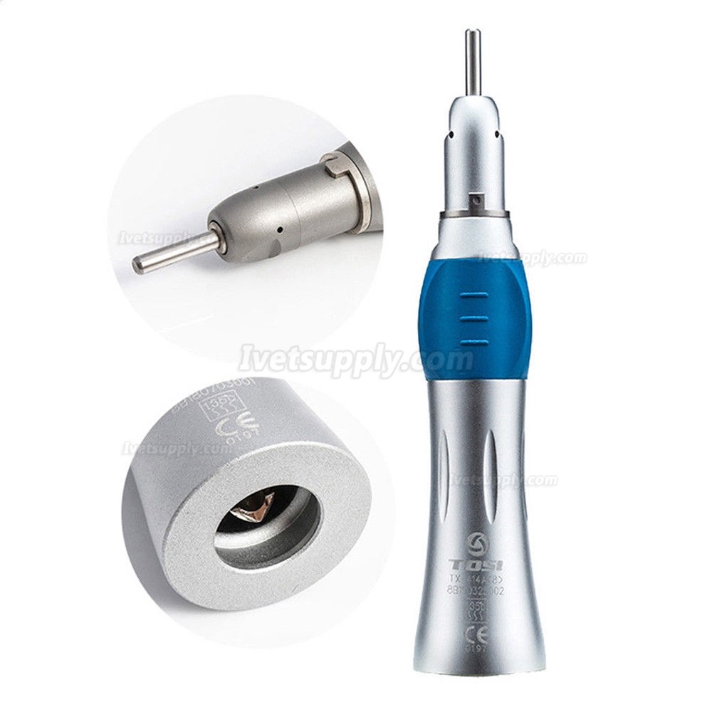TOSI Veterinary Dental Handpiece Straight Contra Angle Air Motor 2/4Hole TX-414B TOSI Veterinary Dental Handpiece Straight Contra Angle Air Motor 2/4Hole TX-414B