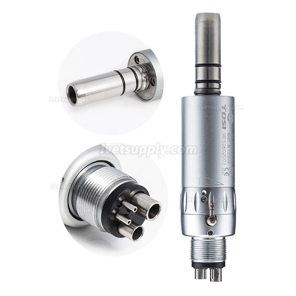 TOSI Veterinary Dental Handpiece Straight Contra Angle Air Motor 2/4Hole TX-414B TOSI Veterinary Dental Handpiece Straight Contra Angle Air Motor 2/4Hole TX-414B
