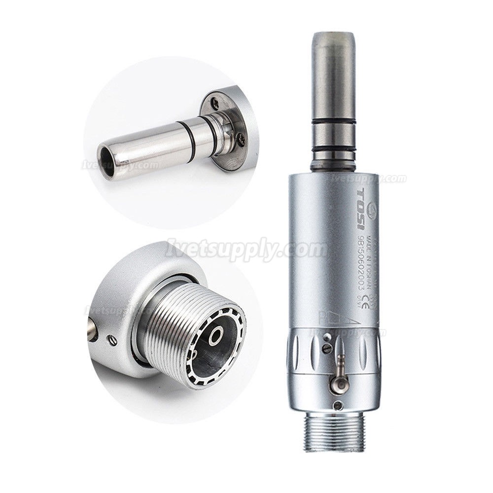 TOSI Veterinary Dental Handpiece Straight Contra Angle Air Motor 2/4Hole TX-414B TOSI Veterinary Dental Handpiece Straight Contra Angle Air Motor 2/4Hole TX-414B