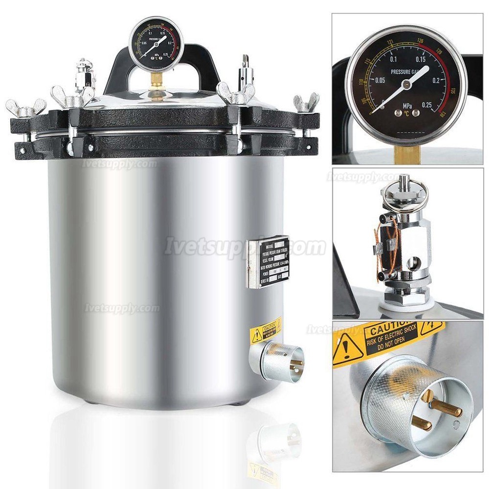 18L Veterinary /Dental/ Tattoo Autoclave Sterilization High Pressure Steam Sterilizer 18L Veterinary /Dental/ Tattoo Autoclave Sterilization High Pressure Steam Sterilizer