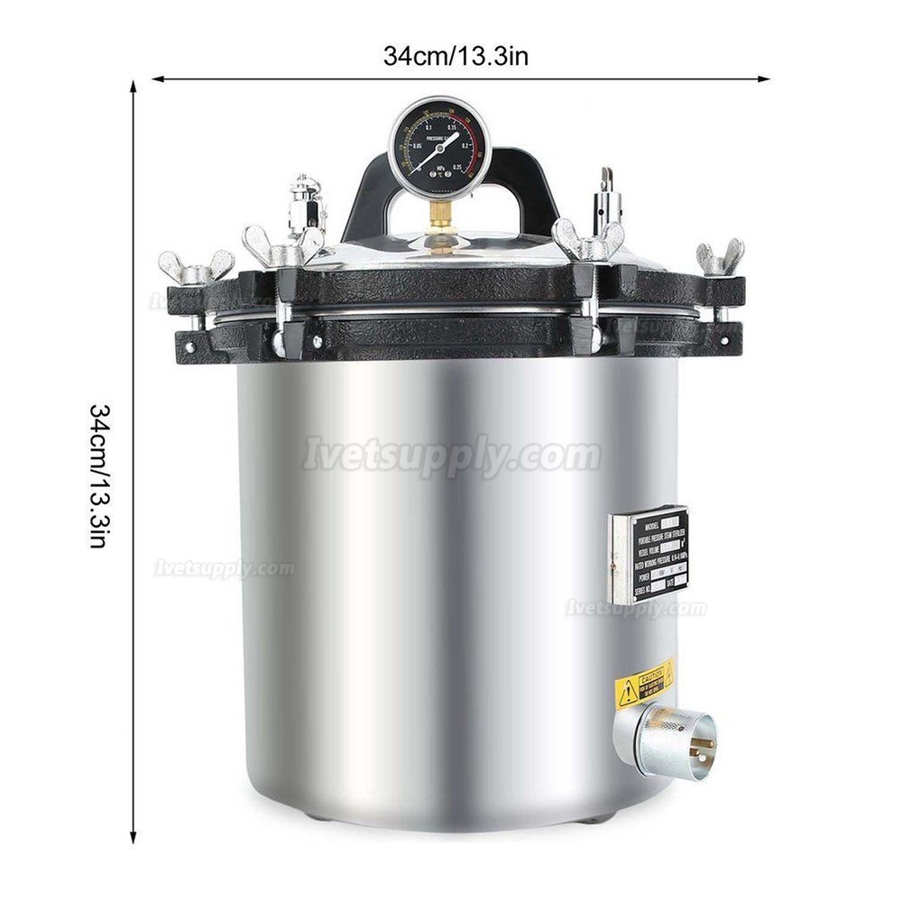 18L Veterinary /Dental/ Tattoo Autoclave Sterilization High Pressure Steam Sterilizer 18L Veterinary /Dental/ Tattoo Autoclave Sterilization High Pressure Steam Sterilizer