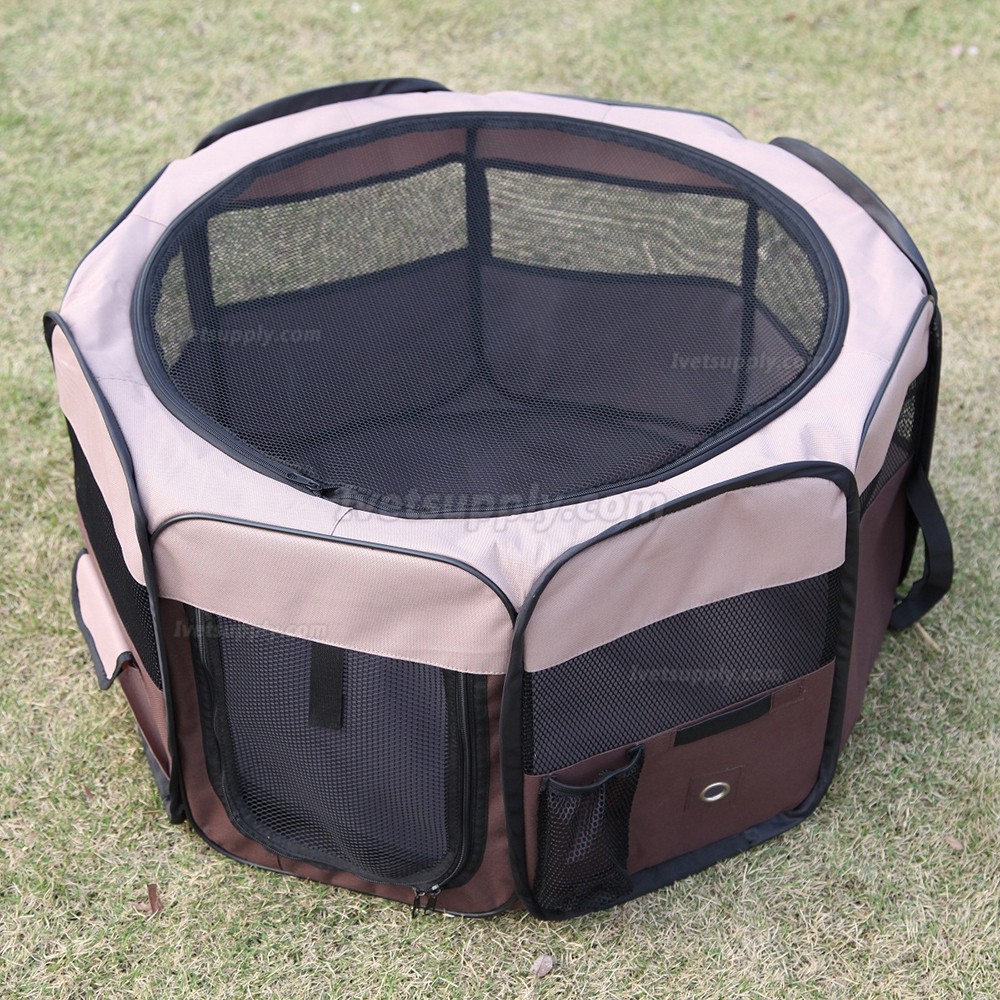 Folding Pet Playpen Camping Tent Pet Cages