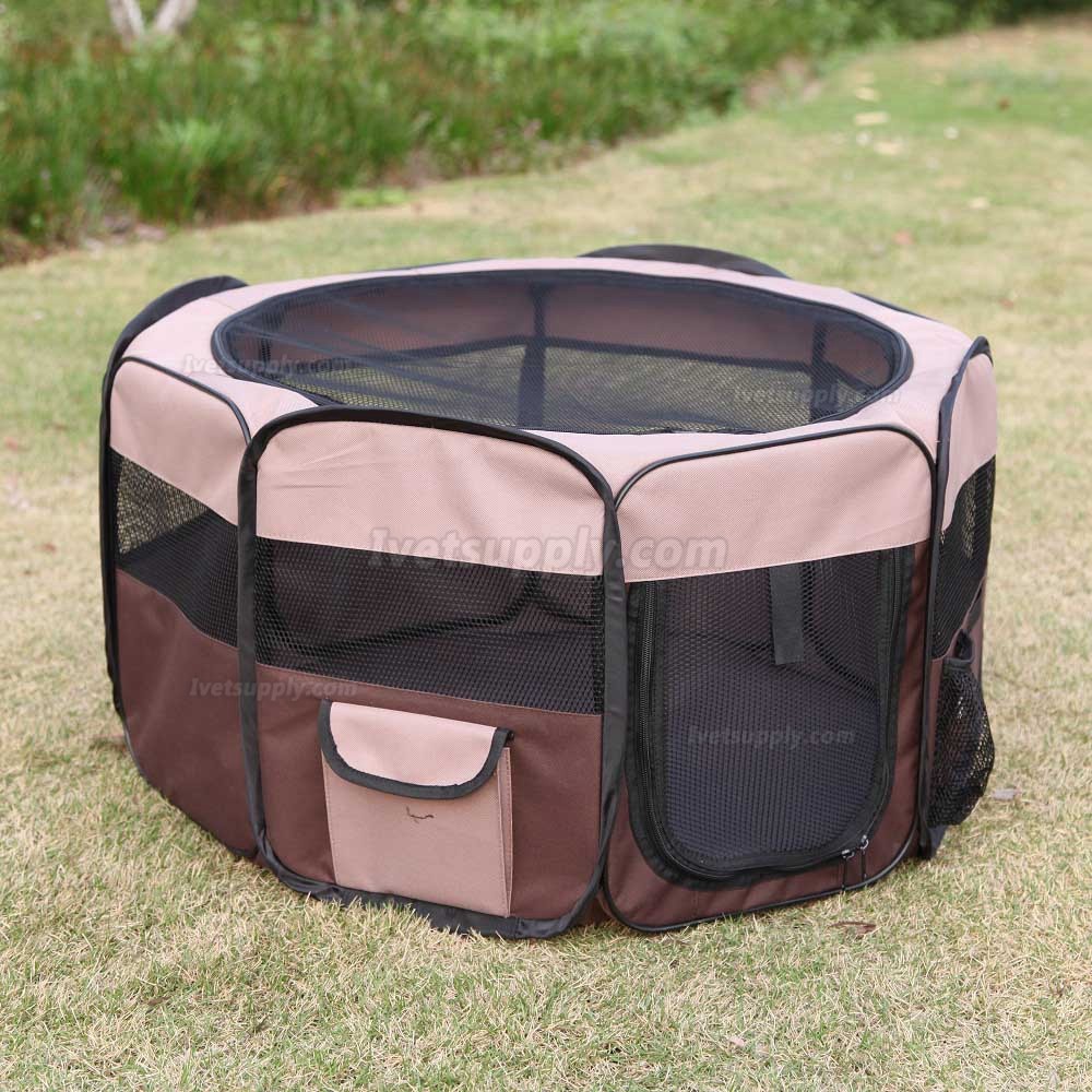 Folding Pet Playpen Camping Tent Pet Cages