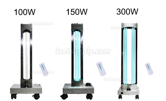 100-300W Ultraviolet Ozone Stainless Steel Disinfection Trolley Ultraviolet Sterilizer Lampe with Radar Sensors 100-300W Ultraviolet Ozone Stainless Steel Disinfection Trolley Ultraviolet Sterilizer Lampe with Radar Sensors