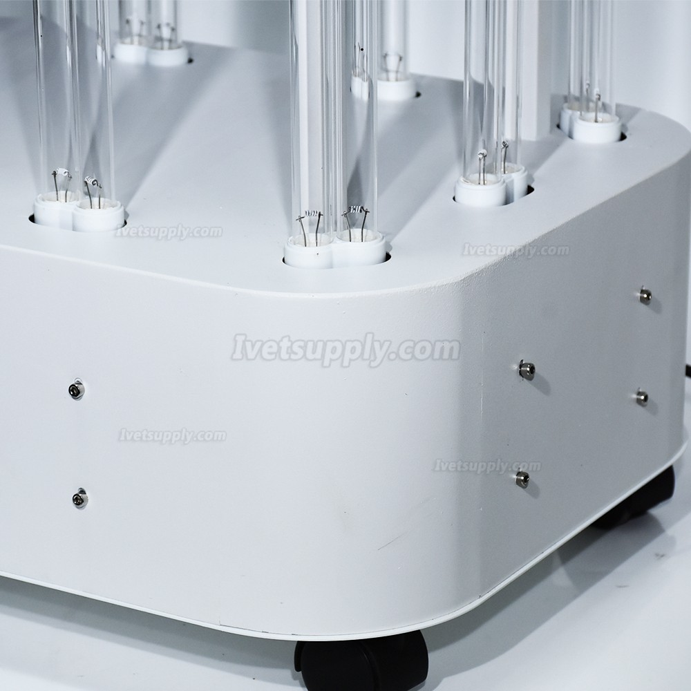 1000-1500W Professional Ultraviolet Ozone Sterilization Trolley UVC Light Sterilizer Lamp 