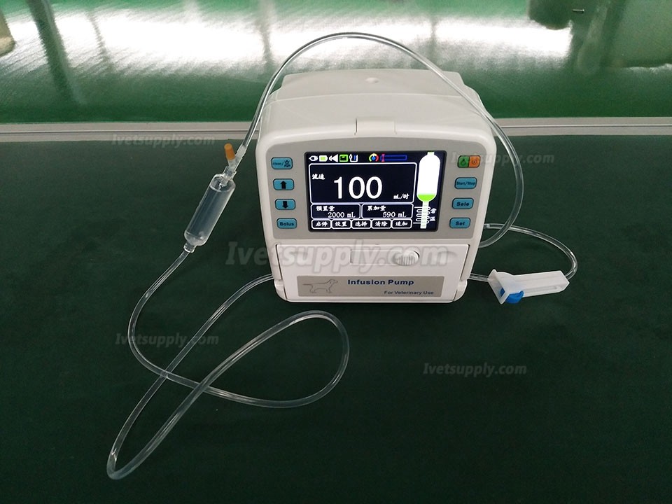 Veterinary pump Vet Clinic Pet animal pump 3.5 inch LCD Touch Screen Portable three modes veterinary equipment pump