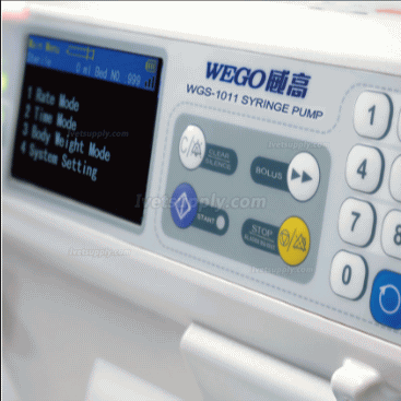 WEGO WGS-1011 Single Channel High Quality Professional Veterinary use Syringe Pump