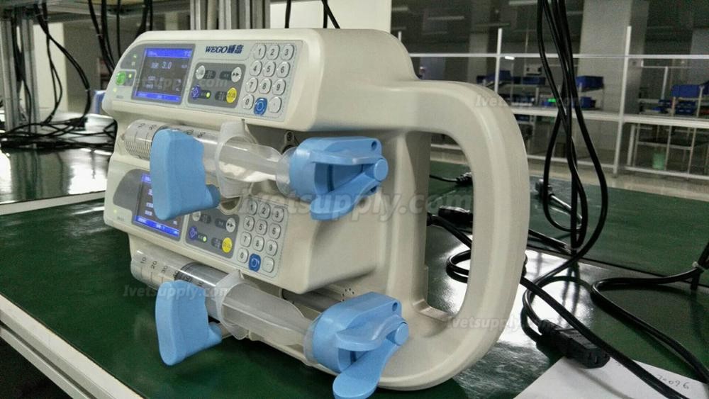 WEGO WGS-1020 Veterinary Double Four Channel Syringe Pump for Medical Use