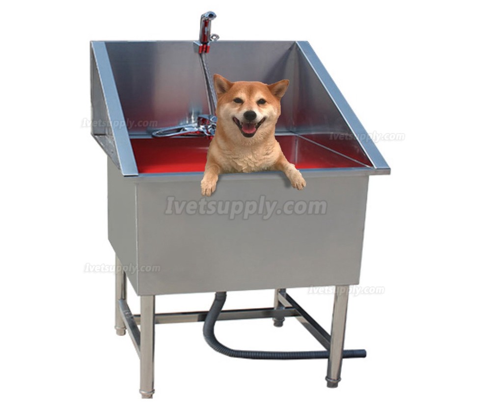 Stainless Steel Dog Cat Pet Bath Without Door WT-10 Stainless Steel Dog Cat Pet Bath Without Door WT-10