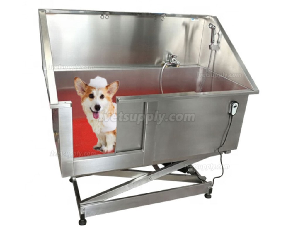 Pet Bath Tub WT-15 Stainless Steel Electric-lifting Cat Dog Grooming Bath Tub Pet Bath Tub WT-15 Stainless Steel Electric-lifting Cat Dog Grooming Bath Tub