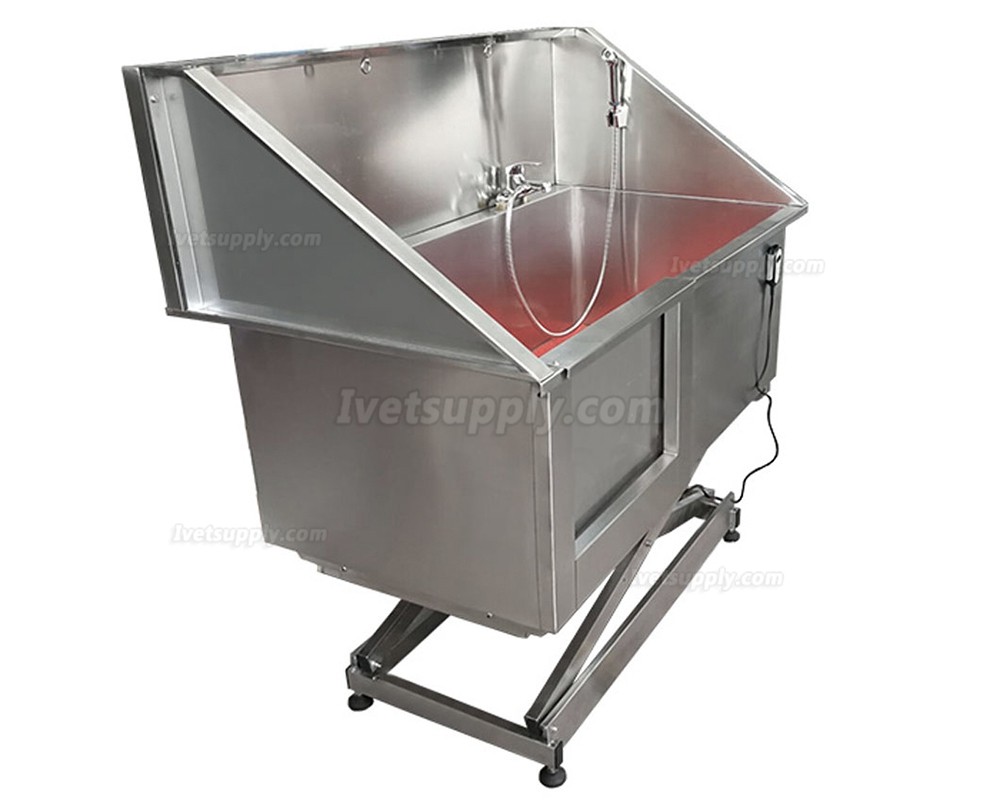 Pet Bath Tub WT-15 Stainless Steel Electric-lifting Cat Dog Grooming Bath Tub Pet Bath Tub WT-15 Stainless Steel Electric-lifting Cat Dog Grooming Bath Tub