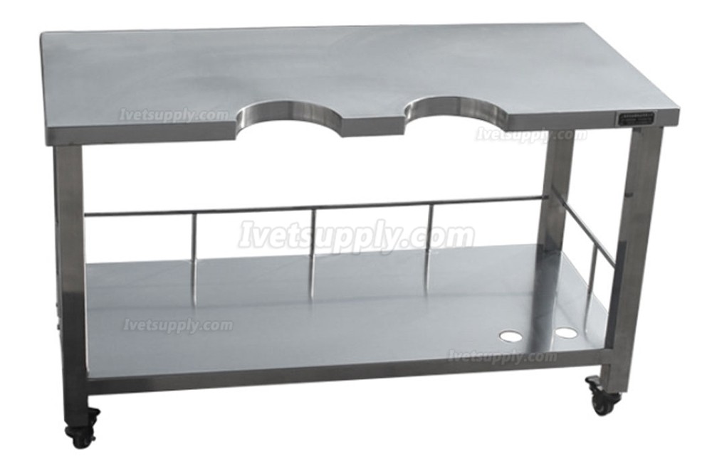 Veterinary Examination Table WT-19 Stainless Steel Vet Animal Pet Ultrasound Table Veterinary Examination Table WT-19 Stainless Steel Vet Animal Pet Ultrasound Table