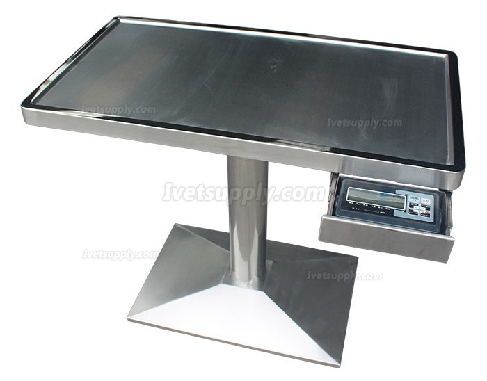 Veterinary Examination Table Pet Treatment Table WT-23 With Weighing Scale (Stainless Steel Material)